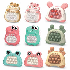 Cartoon Unicorn Frog Handheld Pop Machine