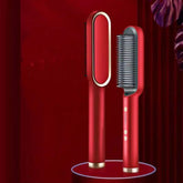 Hair Curling Brush - Red