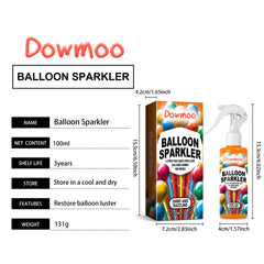 DOWMOO Latex Balloon Gloss Spray - Enhances Balloon Glossiness and Durability