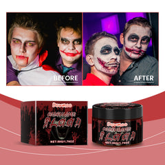 Dowmoo Halloween Fake Blood Paste - Washable and Realistic Blood for Vampires and Zombies