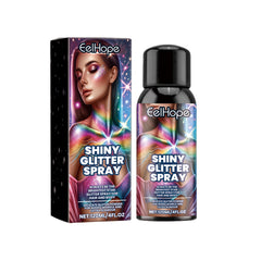 EELHOPE Stage Makeup Glitter Spray - Highlight Spray for Hair, Body, and Festivals