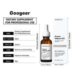 Googeer Dietary Supplement Drops Vitamins, Enhance Vitality, Boost Energy, Maintain Cardiovascular Health