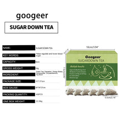 Googeer Body Care Tea - Relieve Thirst, Blurred Vision, Fatigue, & Wound Healing, Sugar-Regulating Tea Bags