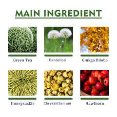 Googeer Body Care Tea - Relieve Thirst, Blurred Vision, Fatigue, & Wound Healing, Sugar-Regulating Tea Bags