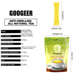 Googeer Body Shaping Tea - Tighten Skin, Reduce Belly & Thigh Fat, Slimming & Toning Tea