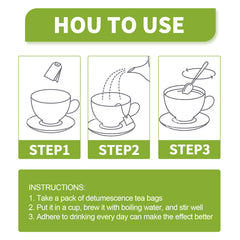 Googeer Body Shaping Tea - Tighten Skin, Reduce Belly & Thigh Fat, Slimming & Toning Tea