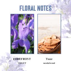 Violet Perfume Spray: Fresh and Light, Long-lasting Fragrance