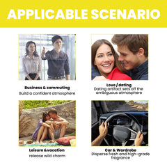 Pheromone Body Oil: Natural, Fresh, Long-lasting Fragrance Body Oil for Men and Women