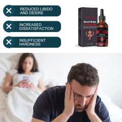 Men's Care Drops: Men's Body Maintenance, Strengthening Vitality, Relaxing Massage Essential Oil