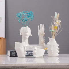 Personalized Flower Arrangement Ceramic Ornament