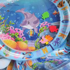 In stock children's patting mat toy, PVC summer cool inflatable water mat, patting fun, kindergarten early education toy