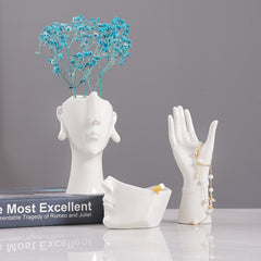 Personalized Flower Arrangement Ceramic Ornament