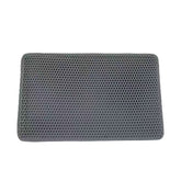 Double-layer rice grain cat litter mat