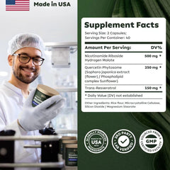 NAD nicotinamide riboside capsules (Cross-border hot selling, packaged in bags)