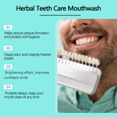 Oral Whitening Dental Mousse - Cleanses and whitens teeth