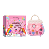 Wiieey Children's Makeup Gift Box, Fun for Kids Girls with Lipstick, Eyeshadow, and Makeup Set