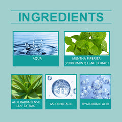 Wiieey Summer Cooling Ice Patch, Portable and Refreshing Cold Compress for Forehead, Military Training, and Heatstroke Prevention