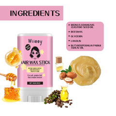 Wiieey Styling Wax Stick, Moisturizes, is Portable, Adds Shine, and Provides Long-lasting Hold and Voluminous Hair