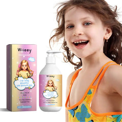 Wiieey 2-in-1 Shampoo and Body Wash, Repairs Dry Hair Ends, Massages Scalp, and Gently Cleanses and Softens Hair