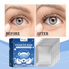 Wiieey Sleep Steam Eye Mask, Gentle Warm Compress to Relieve Eye Fatigue and Improve Sleep Quality