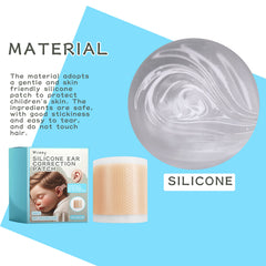 Wiieey Silicone Ear Correction Patch, Helps Correct Children's Prominent Ears, Gentle, Waterproof, and Breathable