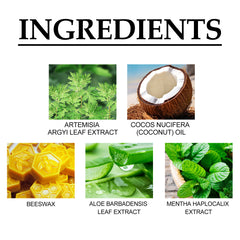 Wiieey Wormwood Baby Mosquito Repellent Balm, Cool Plant-based Protection Against Mosquito Bites for Infants