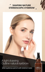 Eyebrow pencil with multiple colors3