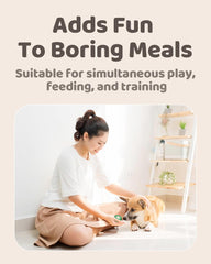 Dog Chew Toys for Puppies and Treat Trays, Long-Lasting Refillable Treat Toys and Silicone, Dog Treat Molds, Reusable, Dishwasher Safe, Suitable for Small and Medium Dogs 10-25 lbs toy for green ball toy dog toys3