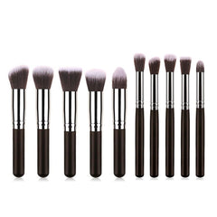 10 Pcs Makeup Brushes Set for Travel Set Synthesized