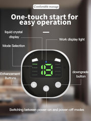 EMS Foot Massager Mat -Foot Massager Pad for with 8 Modes, 19 Levels without Remote and Use off Socks