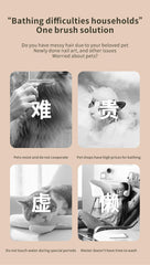 Cat Steam Brush for Shedding, 4 in 1 Steamy Cat Brush with Release Button, Self Cleaning Metal Pet Misting Hair Comb with Handle for Grooming Kitten Dog spray brush