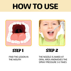 Wiieey Children's Teeth Cleansing Spray, Dental Care Spray for Fresh Breath and Healthy Teeth