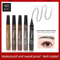 Eyebrow pencil with multiple colors1