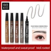 Eyebrow pencil with multiple colors3
