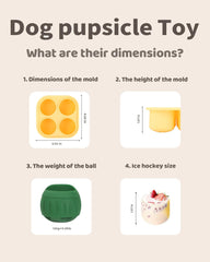 Dog Chew Toys for Puppies and Treat Trays, Long-Lasting Refillable Treat Toys and Silicone, Dog Treat Molds, Reusable, Dishwasher Safe, Suitable for Small and Medium Dogs 10-25 lbs toy for green ball toy dog toys4