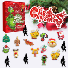 Dowmoo Grinch Blind Box - 24-Grid Festive Cartoon Toy Surprise Box