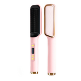 2 in 1 Curling Iron Electric Hot Comb Multifunctional Straight Hair Straightener Comb Anti-Scalding Styling Tool Brush2