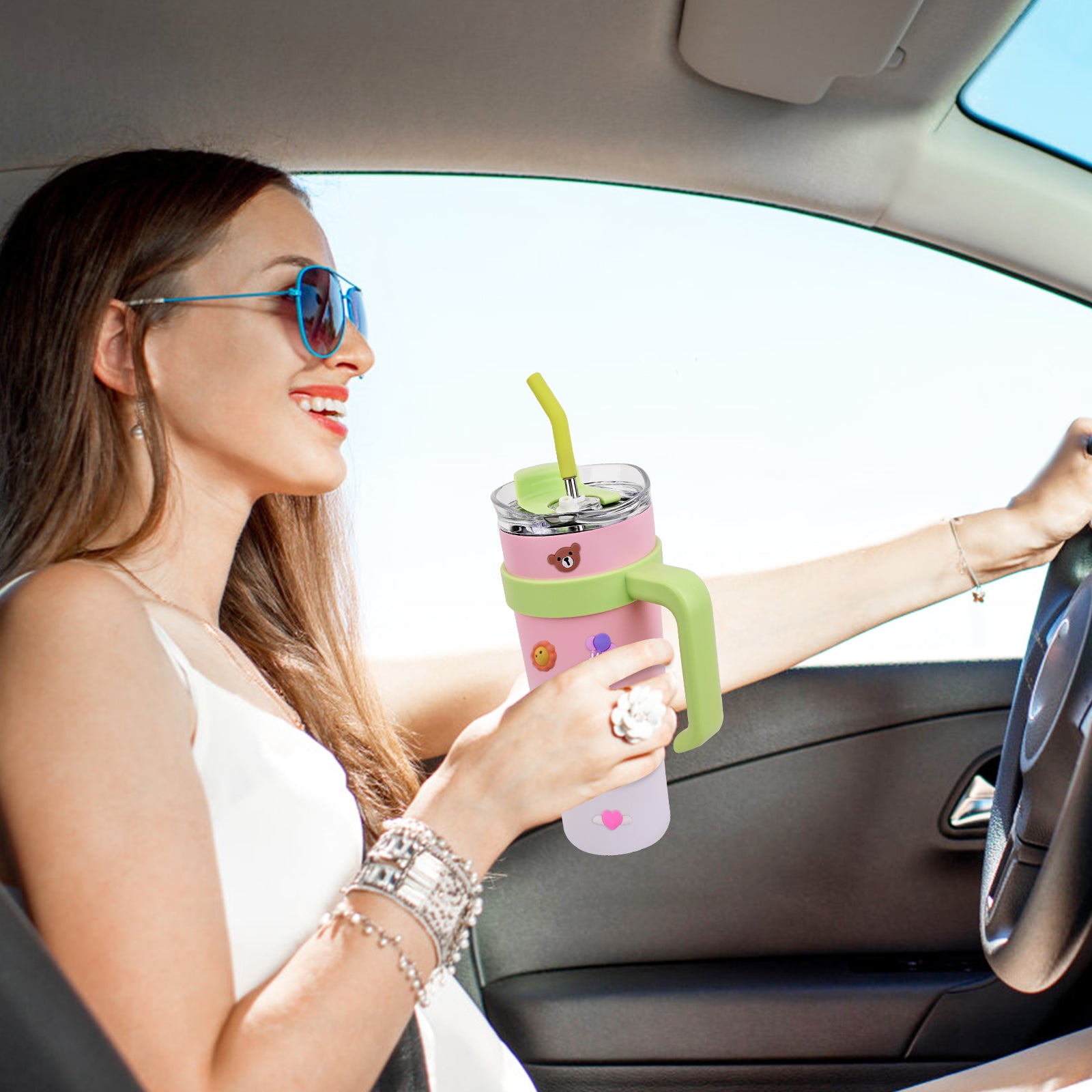 Car Cup Holder - Pink