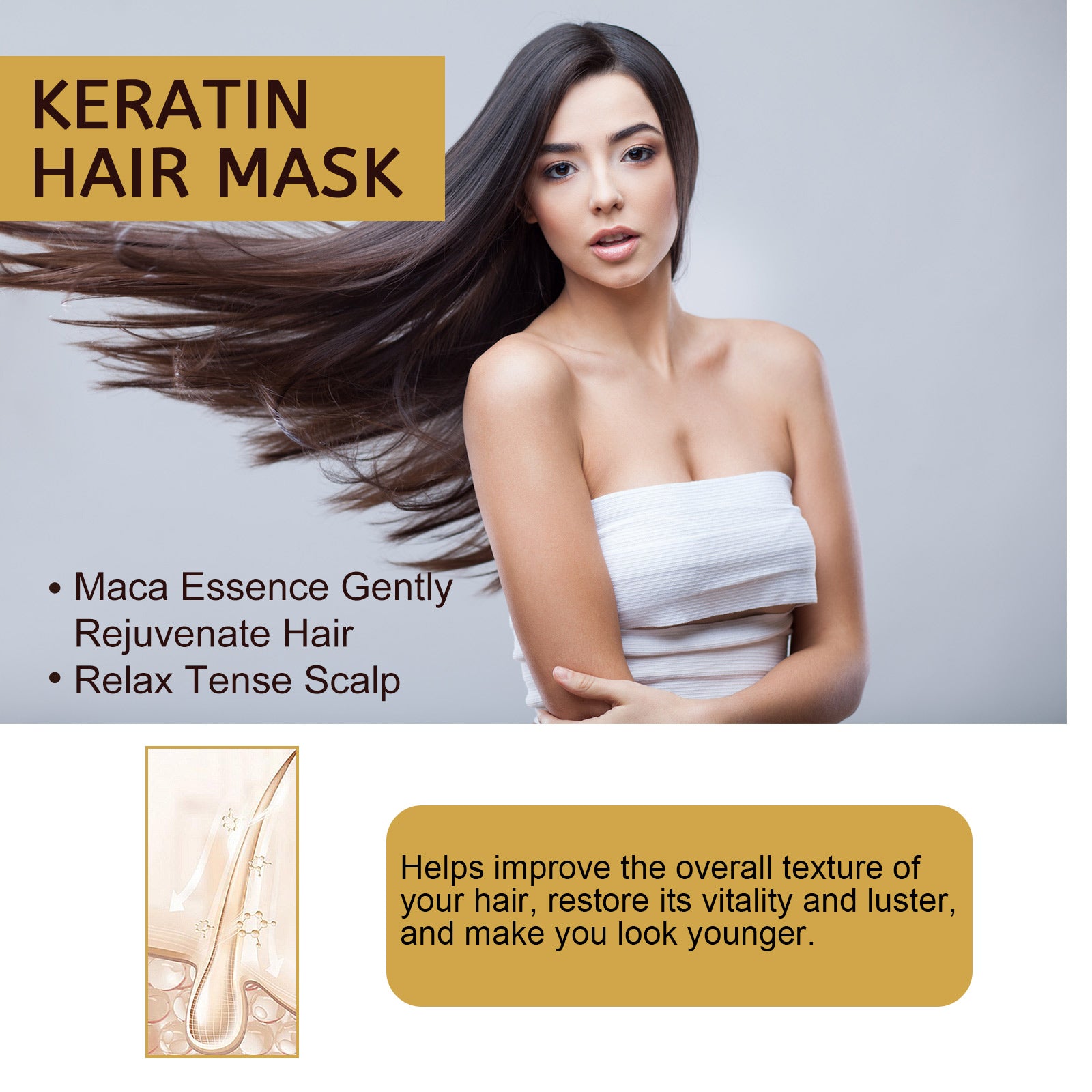 Collagen Hair Treatment Hair Conditioning Oil