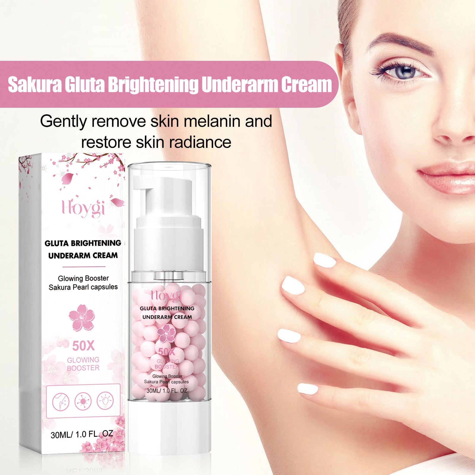 Sakura Gluta Brightening Underarm Cream