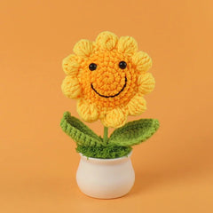 Artificial Handmade Sunflower Crochet