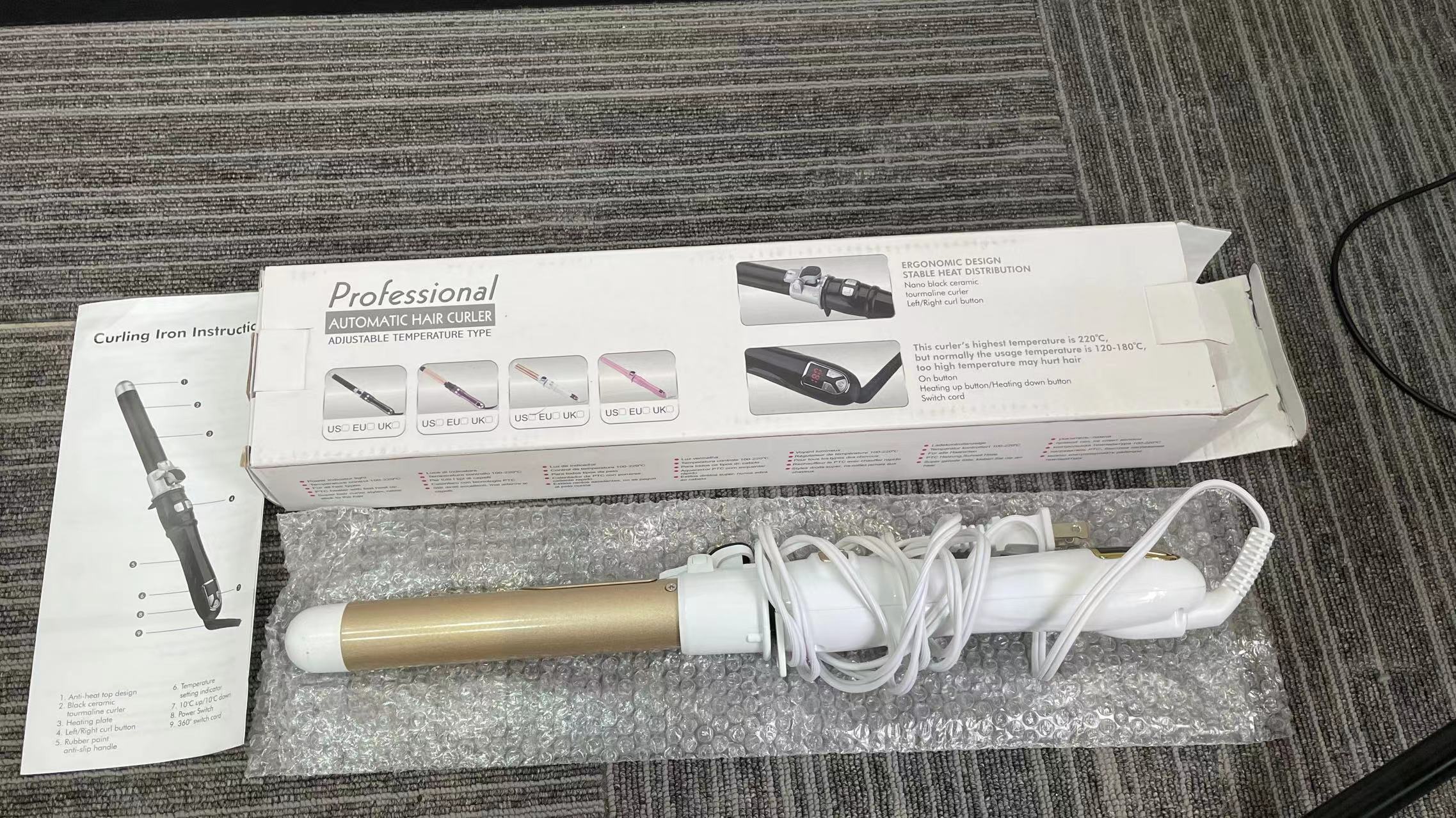 S1 Curling Iron 25mm - Gold