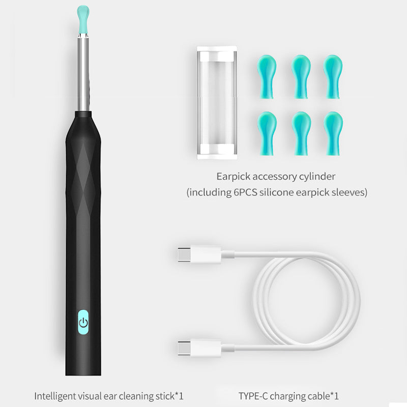 Visible Ear Pick - Black