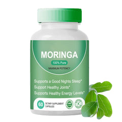 Moringa Capsules, Gut Health & Vitamins 60pcs Dietary Supplement Capsules