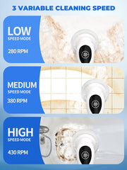 Multi-functional Electric Cleaning Brush - White