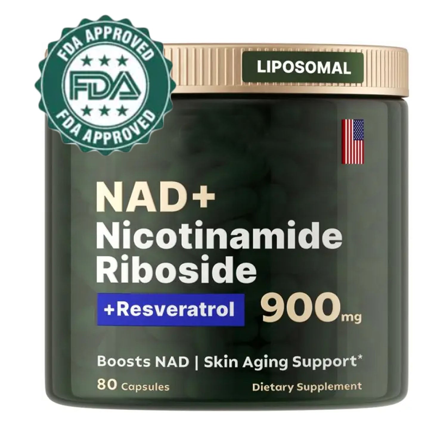 NAD+ Supplement for Skin Aging Support