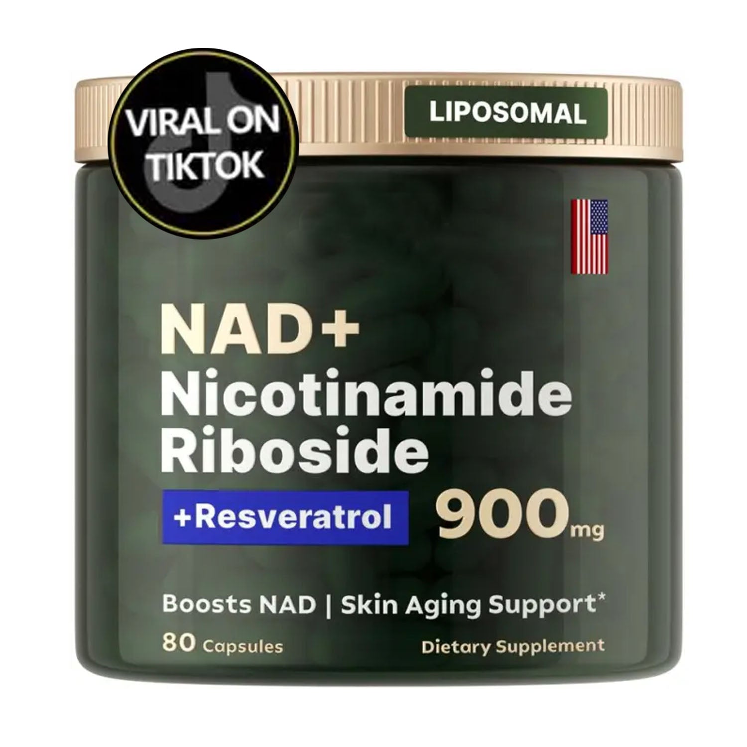 NAD+ Supplement for Skin Aging Support