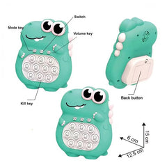 Cartoon Unicorn Frog Handheld Pop Machine