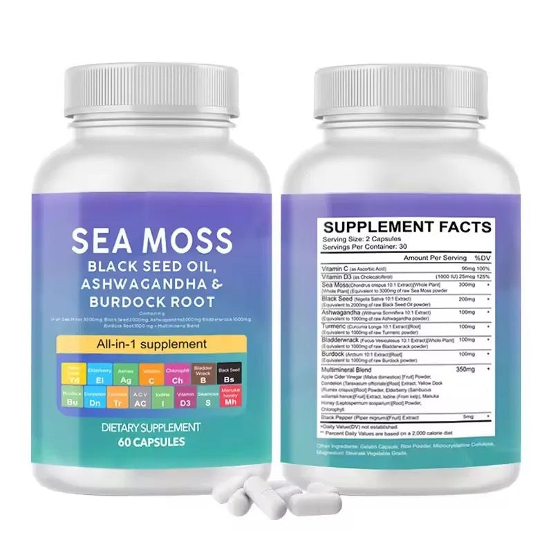 Organic bladderwrack seamoss extract powder (Irish seaweed gummy - new seaweed white)