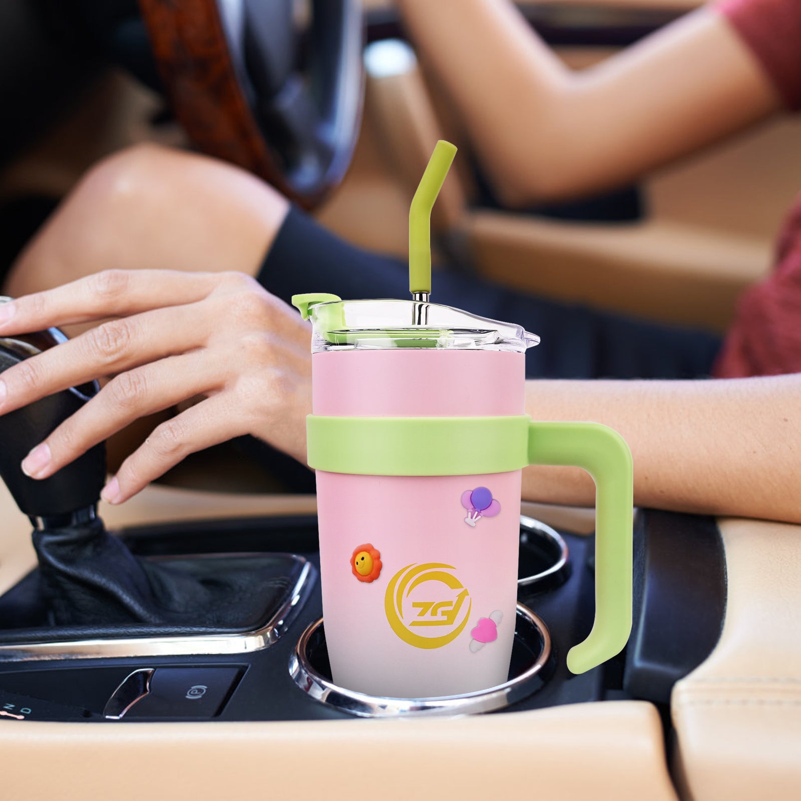 Car Cup Holder - Pink